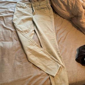 high rise skinny jeans